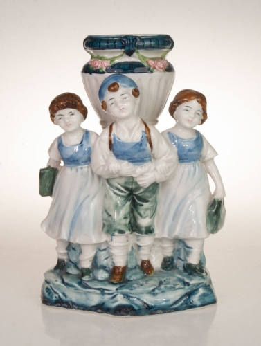 Figurine with Vase, 20th century., antique Warsaw, antique porcelain, old porcelain, Galeria Żak, art, antiques
