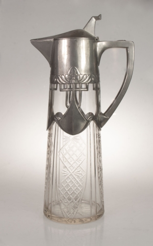 Carafe, c. 1900  , antique Warsaw, antique home decorations, Galeria Żak, art, glass