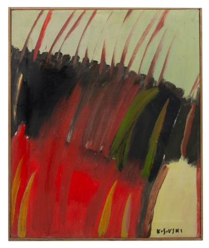 Wojciech Kosowski “Kompozycja” , antyki Warszawa, skup antyków, dawne malarstwo, malarstwo aukcyjne, malarstwo polskie, Galeria Żak