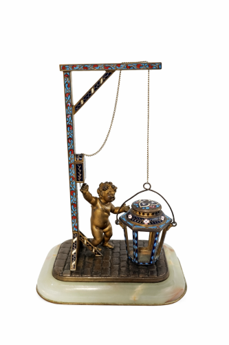 Table lamp, France, c. 1900 , antique Warsaw, antique home decorations, Galeria Żak