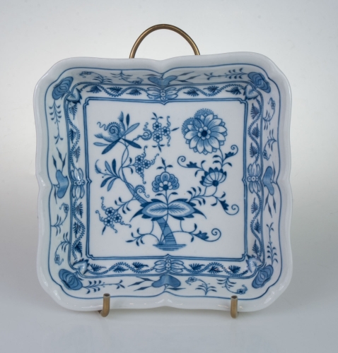 Salaterka, Carl Teichert Meissen, lata 1882 - 1929, antyki Warszawa, skup antyków, porcelana, stara porcelana, Galeria Żak
