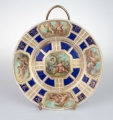 Plate with miniatures, Western Europe, 19th century, antique Warsaw, antique home decorations, Galeria Żak, art