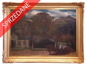 Tadeusz Barwecki "Przyjazd do dworku"