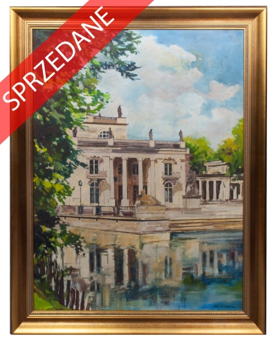 Krzysztof-Dublewski-“Palac-na-Wodzie,-Lazienki,-Warszawa,-antyki-Warszawa,-skup-antykow,-dawne-malarstwo,-malarstwo-aukcyjne,-malarstwo-polskie,-Galeria-Zak.jpg