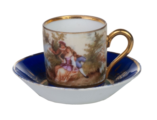 Filiżanka, Bohemia, XX w. , antyki Warszawa, skup antyków, porcelana, stara porcelana, Galeria Żak