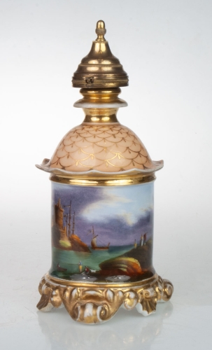 Oil lamp, 19th century. , antique Warsaw, antique porcelain, old porcelain, Galeria Żak, art, antiques