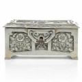 Jewelry box, circa 1900., antique Warsaw, silver, old silver, Galeria Żak, art, antiques