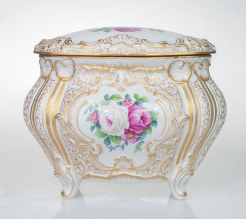 Bomboniera, Rosenthal, lata 20. XX w. , antyki Warszawa, skup antyków, porcelana, stara porcelana, Galeria Żak