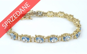 Bransoletka z topazami