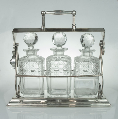 Tantalus, England, c. 1920  , antique Warsaw, silver, old silver, Galeria Żak, art, antiques