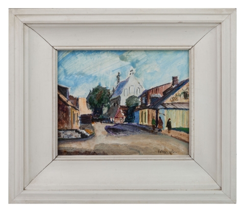 Tomasz Tatarczyk "Kazimierz Dolny", 1976   , antique Warsaw, antique paintings, Galeria Żak, art, antiques