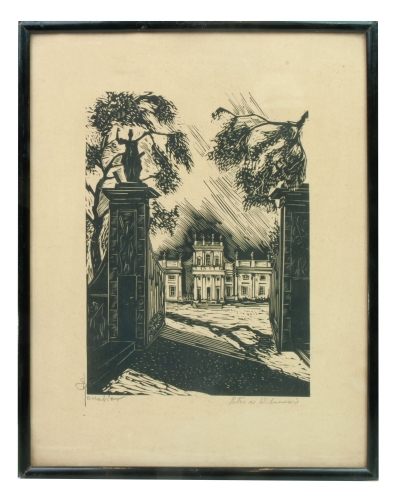 Stefan Rassalski “Pałac w Wilanowie”, antyki Warszawa, skup antyków, dawne malarstwo, malarstwo aukcyjne, malarstwo polskie, Galeria Żak