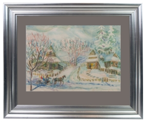 Helena Bolińska-Gloksin “Zima w Zakopanem”, 1977 r.
