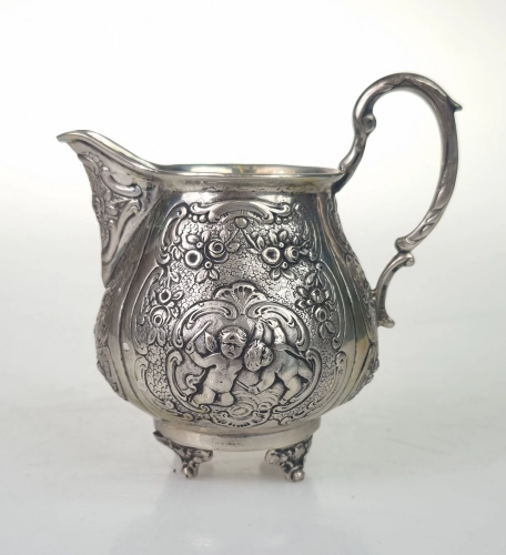 Milk jug, Germany, early 20th century , antique Warsaw, silver, old silver, Galeria Żak, art, antiques