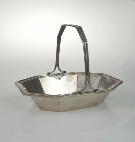Basket, Whiting Manufacturing Co., New York, 1917 , antique Warsaw, silver, old silver, Galeria Żak, art, antiques