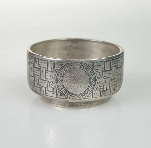 Salt cellar, Sergey Agafonov, Moscow, 1891 , antique Warsaw, silver, old silver, Galeria Żak, art, antiques