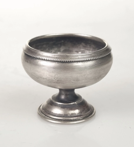 Salt cellar, Poland, 1920-1931, antique Warsaw, silver, old silver, Galeria Żak, art, antiques