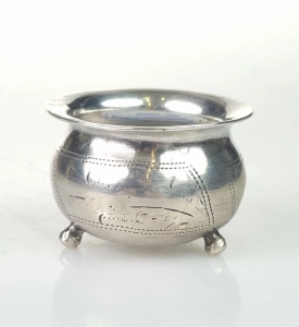 Salt cellar, Israel Esevich Zakhoder, Kiev, 1892-1907
