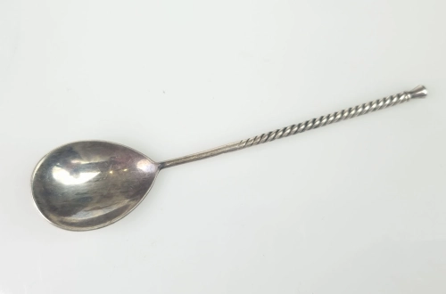 Spoon, 20th century, antique Warsaw, silver, old silver, Galeria Żak, art, antiques