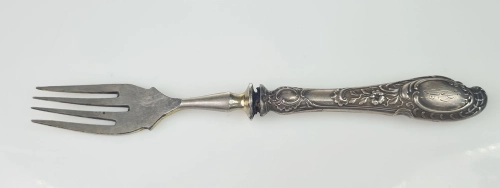 Fork, Russia, 19th/20th century , antique Warsaw, silver, old silver, Galeria Żak, art, antiques