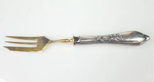 Fork, Russia, 19th/20th century , antique Warsaw, silver, old silver, Galeria Żak, art, antiques