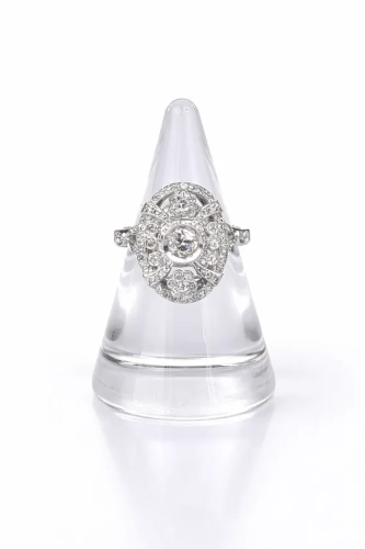 Diamond Ring, antique Warsaw, jewelry, old jewelry, Galeria Żak, art, antiques