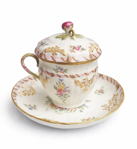 Filiżanka do czekolady, Królewska Manufaktura Porcelany, Berlin, lata 40. XX w.  , antyki Warszawa, skup antyków, porcelana, stara porcelana, Galeria Żak