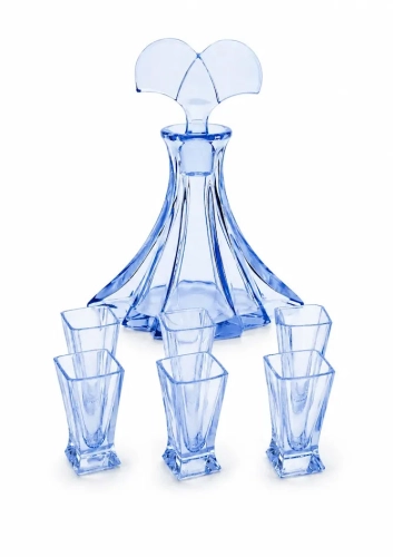 Art deco drinking Set, Bohemia, 1930’s, antique Warsaw, decorative objects, antique home decorations, Galeria Żak