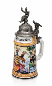 Reservist beer mug, 1901 