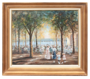Anneliese Ladas "Summer Afternoon in a Café"