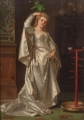 Władysław Bakałowicz “Dama za papugą", antyki Warszawa, skup antyków, dawne malarstwo, malarstwo aukcyjne, malarstwo polskie, Galeria Żak