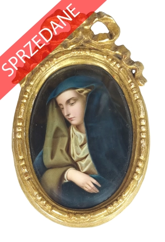 Miniatura, XIX w. , antyki Warszawa, skup antyków, dawne malarstwo, malarstwo aukcyjne, malarstwo polskie, Galeria Żak