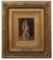 Władysław Bakałowicz “Lady with the parrot"  , antique Warsaw, antique paintings, Galeria Żak, art, antiques