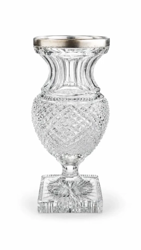 Vase, Gebrüder Deyhle, Schwäbisch-Gmünd, Germany, early 20th century , antique Warsaw, silver, old silver, Galeria Żak, art, antiques, glass