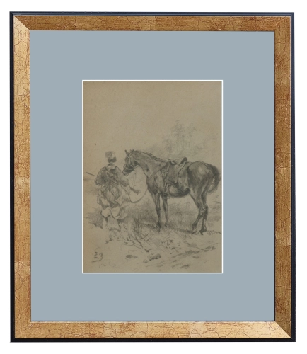 Zygmunt Józefczyk "Rest"   , antique Warsaw, antique paintings, Galeria Żak, art, antiques