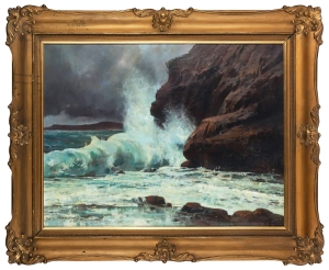 Czesław Borys Jankowski "Wzburzone morze", 1909 r. 