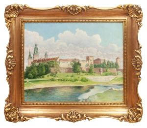 Władysław Gallar “View of Wawel”, 1966 
