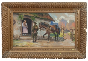 St. Adam “Pytanie o drogę” 1932 
