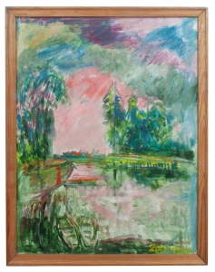 Krzysztof Zeydler-Zborowski “Pejzaż podoski” 1989 r.
