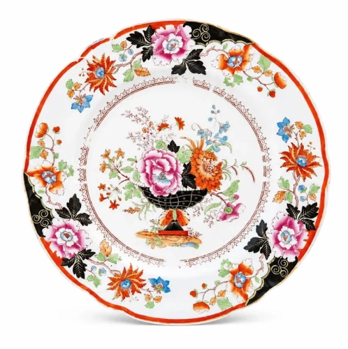 Talerz, Aleksander Popow, Moskwa, 1811-1860 , antyki Warszawa, skup antyków, porcelana, stara porcelana, Galeria Żak