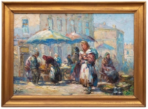 Erno Erb "At the market in Lviv"