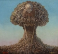 W. Warecki “Początek końca” 1986, antyki Warszawa, skup antyków, dawne malarstwo, malarstwo aukcyjne, malarstwo polskie, Galeria Żak