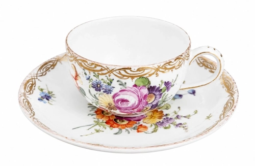 Cup, Meissen, first half of the 19th century, antique Warsaw, antique porcelain, old porcelain, Galeria Żak, art, antiques
