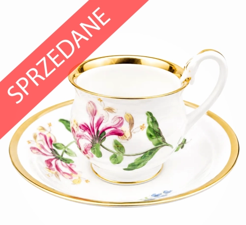 Filiżanka, Miśnia, XIX/XX w. , antyki Warszawa, skup antyków, porcelana, stara porcelana, Galeria Żak