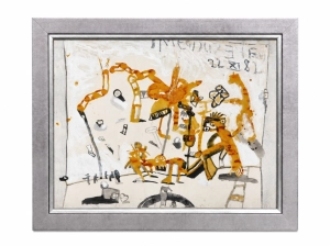Stanisław Młodożeniec "Multi-figure Composition" , 1982