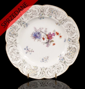 Talerz dekoracyjny, Królewska Manufaktura Porcelany, Berlin, XIX w.