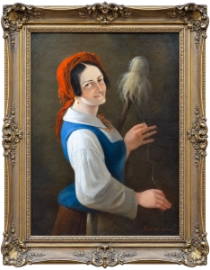 Józef Sierakowski "Włoska prządka", ok. 1800 r.
