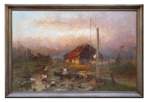 Juliusz Klewer “Przed chatą” 1912 r.