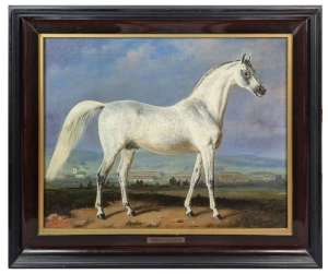 Alexander Szwabe "Koń w plenerze", 1852 r.