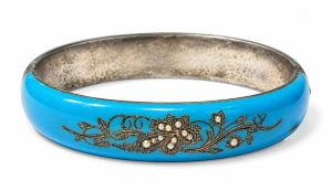 Enamel bracelet, France, c. 1840